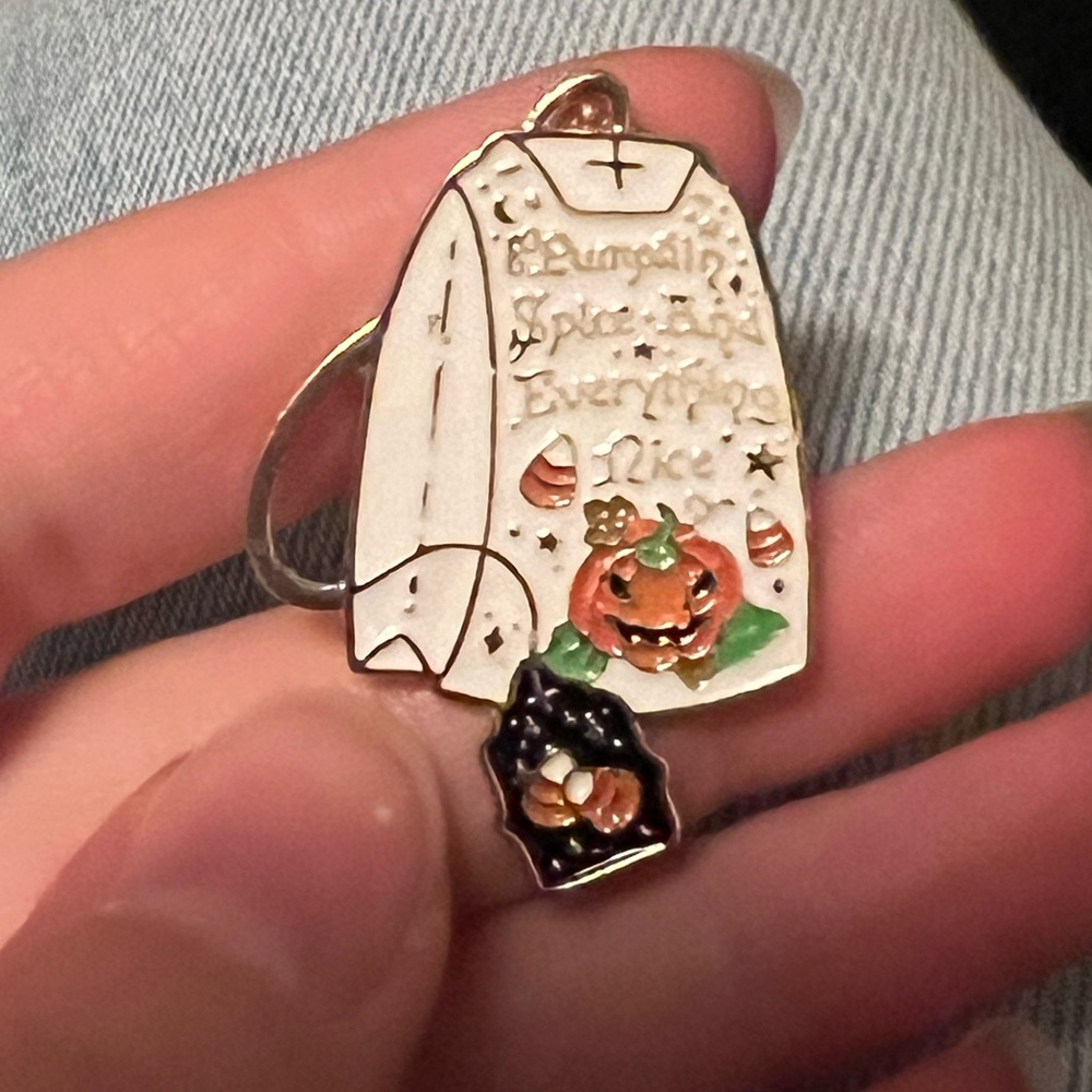 Festive Halloween Enamel Pin